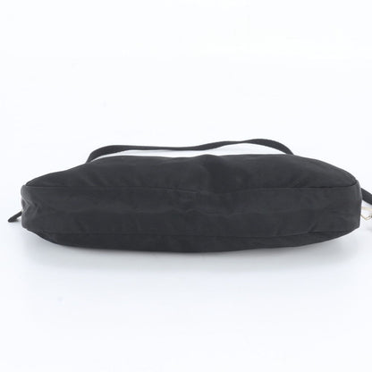 Prada White Tessuto Nylon Triangle Logo Shoulder Bag Po — view 6