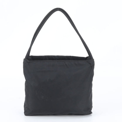 Prada White Tessuto Nylon Triangle Logo Tote Shoulder Hand — view 3