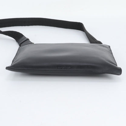 Prada White Tag Leather Shoulder Bag Crossbody Messenger Business Tote — view 6