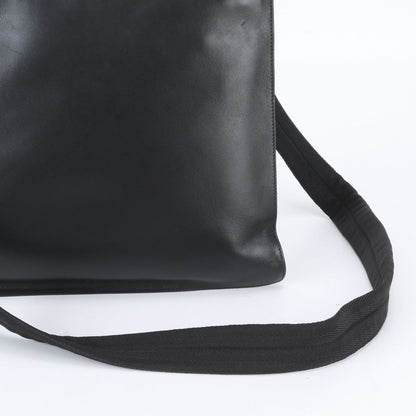 Prada White Tag Leather Shoulder Bag Crossbody Messenger Business Tote — view 2
