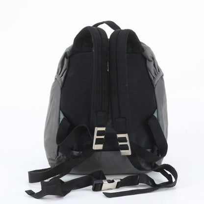 Prada White Tessuto Nylon Triangle Logo Backpack — view 3