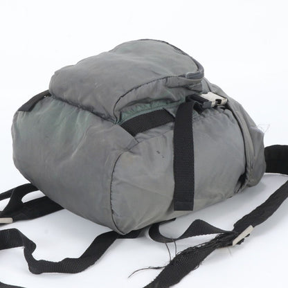 Prada White Tessuto Nylon Triangle Logo Backpack — view 4
