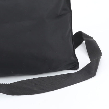 Prada White Tessuto Nylon Triangle Logo Leather Shoulder Bag Crossbody — view 2