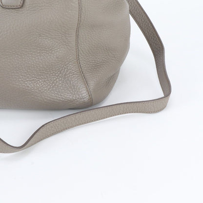 Prada White Tag Leather 2-Way Shoulder Bag Crossbody Hand Tote — view 3