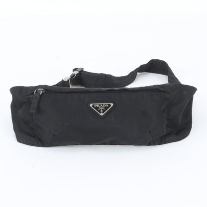Prada White Tessuto Nylon Triangle Logo Belt Bag Waist Pouch Shoulder — view 2