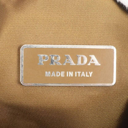 Prada White Tessuto Nylon Triangle Logo Shoulder Bag Crossbody Messenger — view 8
