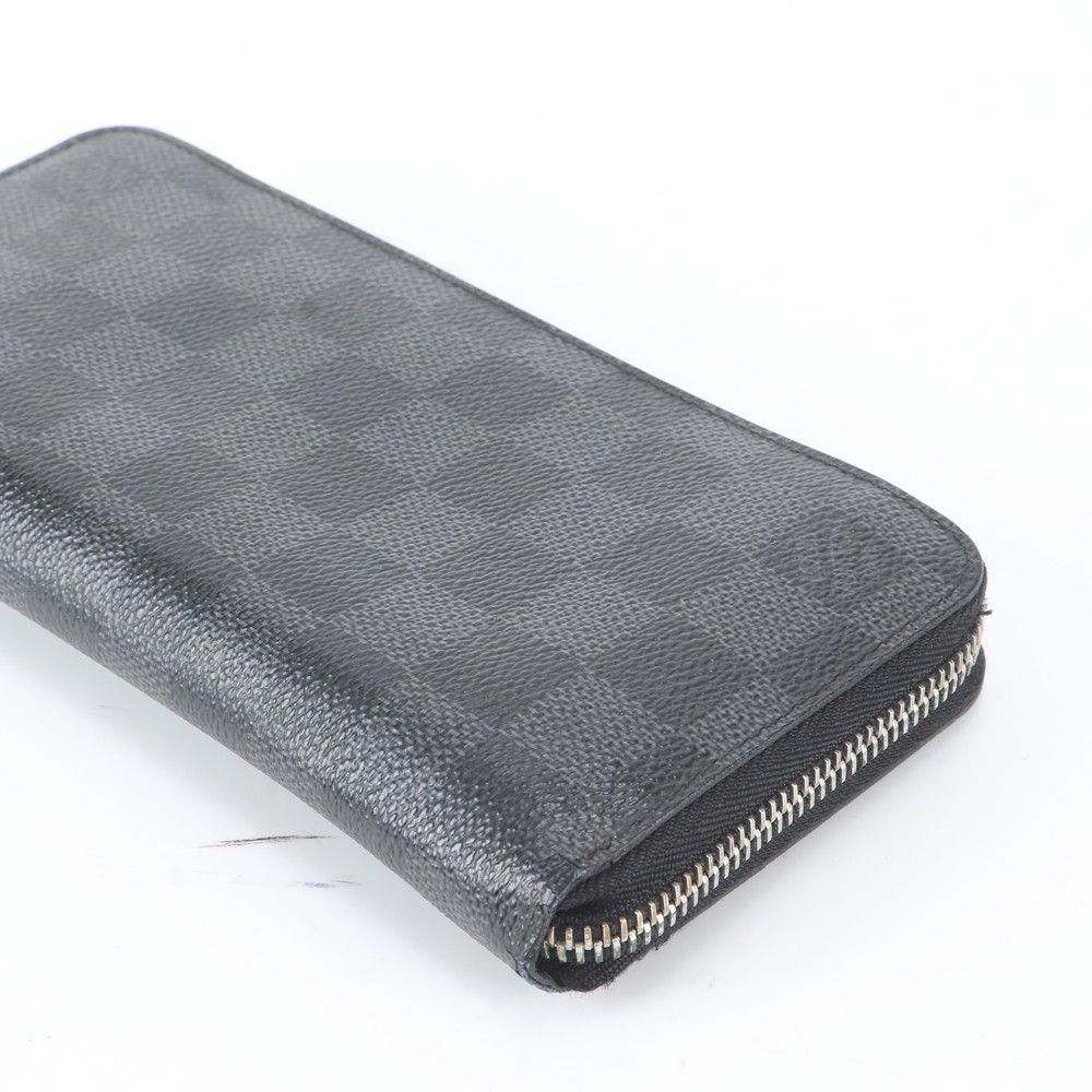 Louis Vuitton Damier Graphite Zippy Wallet Vertical Leather — view 3