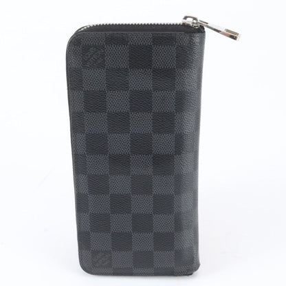 Louis Vuitton Damier Graphite Zippy Wallet Vertical Leather — view 2