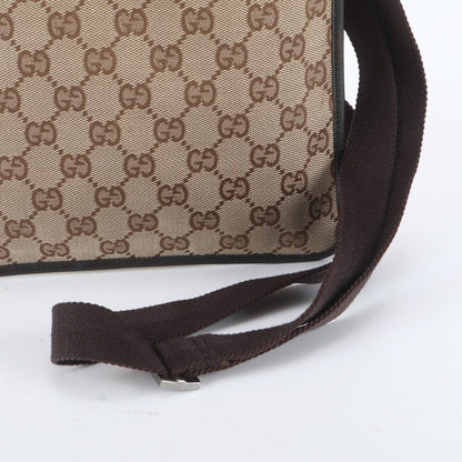 Gucci GG Canvas Leather Shoulder Bag Crossbody Messenger Business Tote — view 2