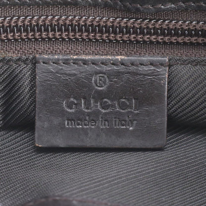Gucci GG Canvas Leather Shoulder Bag Crossbody Messenger Business Tote — view 8
