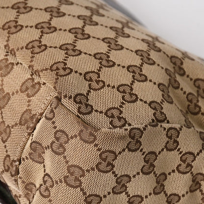 Gucci Messenger Shoulder Bag GG Canvas Brown Silver — view 8