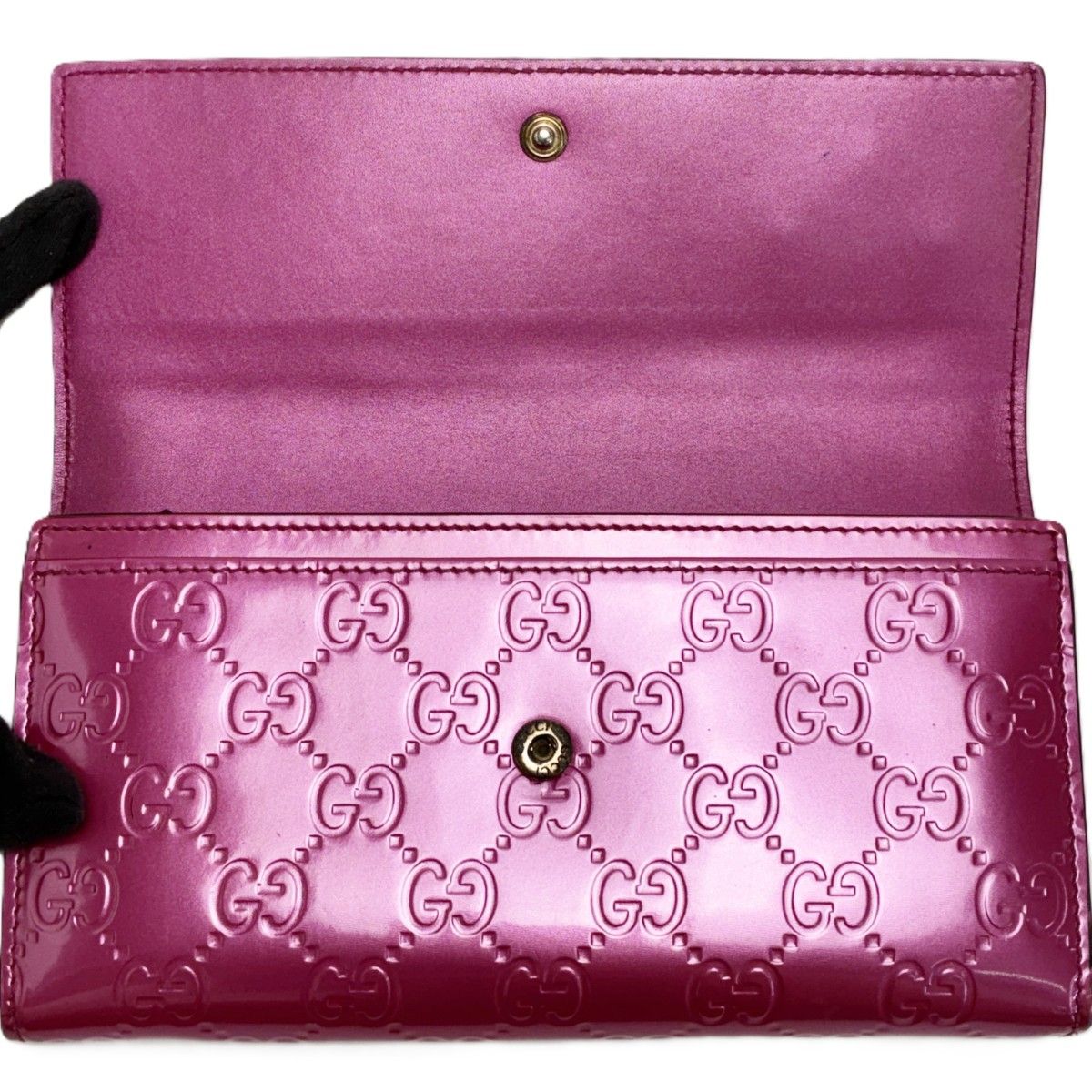 Gucci Brea Heart Enamel Pink Wallet — view 6