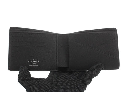 Louis Vuitton Bifold Wallet Portefeuille Multiple Black Damier Graphite — view 4