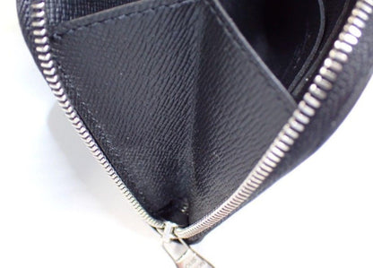 Louis Vuitton Coin Case Porte-Monnaie NM Black Damier Graphite Purse Silver — view 7