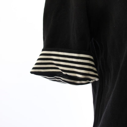 Chanel CC Logo Knit Top Short Sleeve 38 Black Sweater — view 6