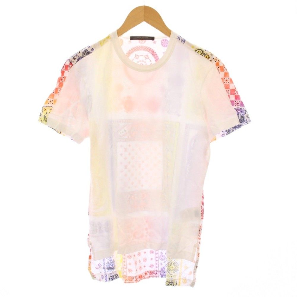 Louis Vuitton Fragment Paisley Monogram T-Shirt Short Sleeve Crew Neck Contrast — view 2
