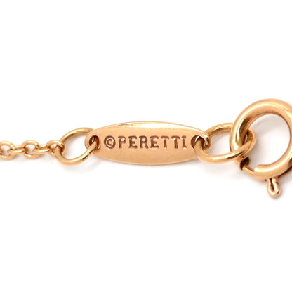 Tiffany & Co Necklace by the Yard Single Diamond Pink Gold T& Peretti 750 Rose — view 6