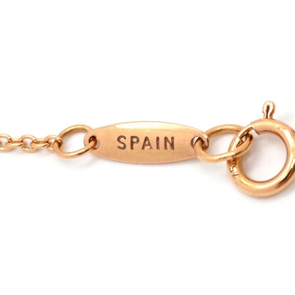 Tiffany & Co Necklace by the Yard Single Diamond Pink Gold T& Peretti 750 Rose — view 5