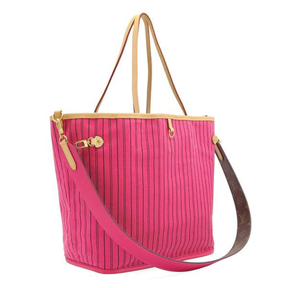 Louis Vuitton 2-Way Bag Neverfull Inside Out MM Canvas Monogram Rose Pondicherry — view 2