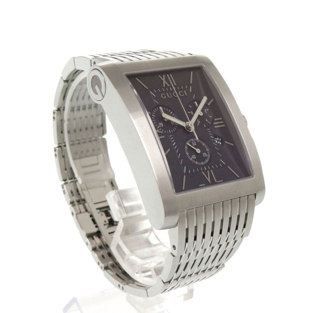 Gucci SS Black Quartz Watch Dial — view 4