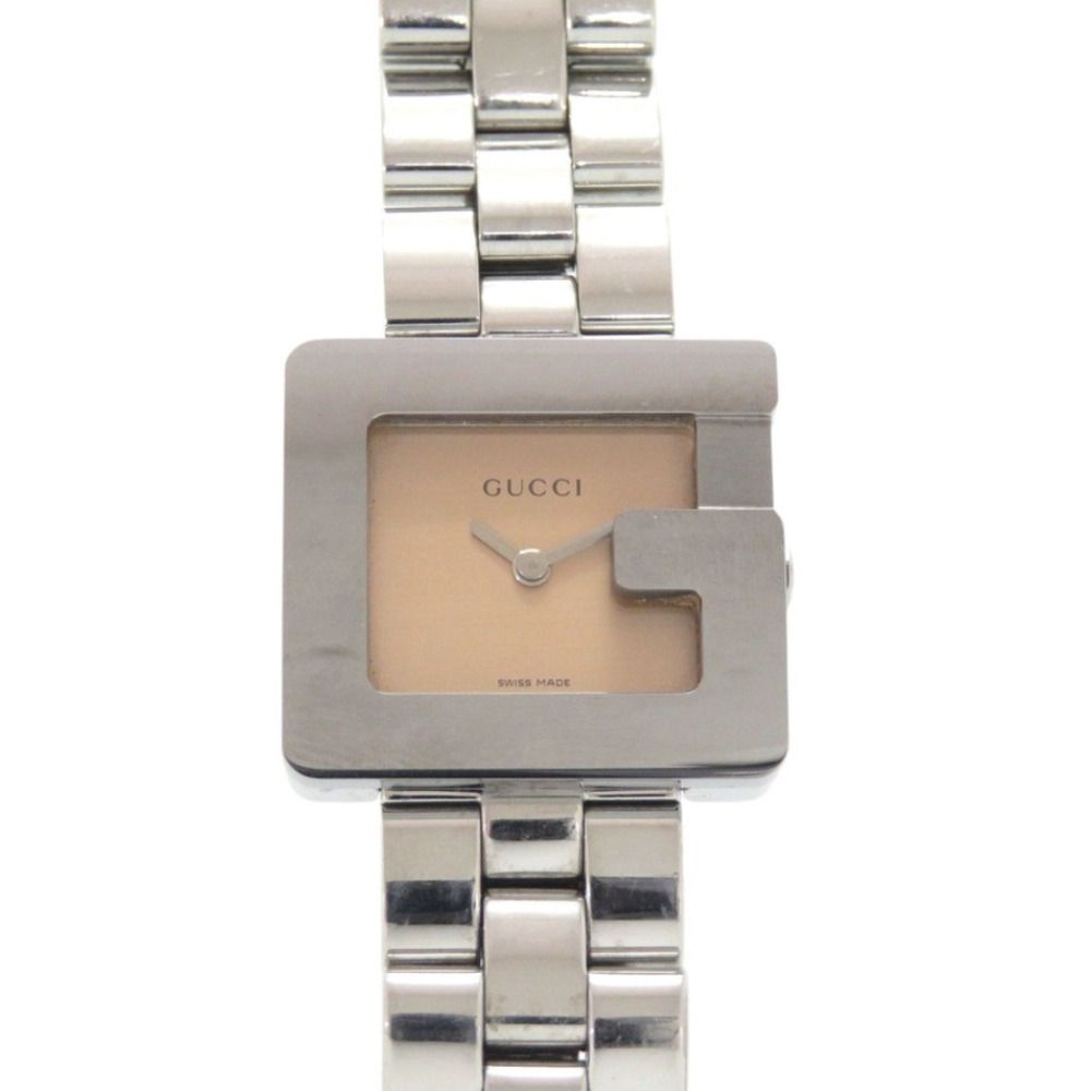 Gucci Watch SS Orange Silver Quartz