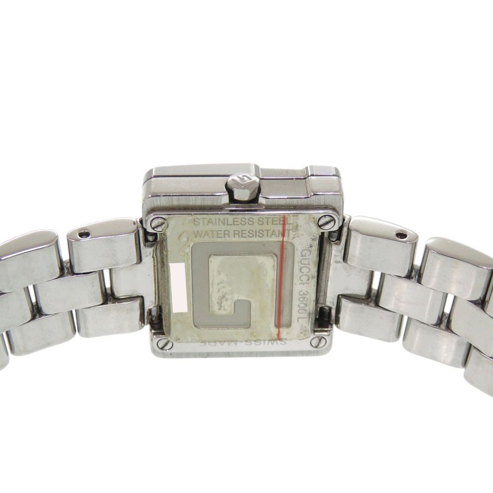 Gucci Watch SS Orange Silver Quartz — view 3