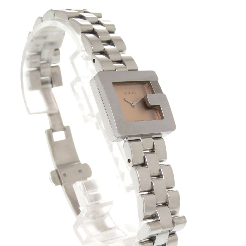 Gucci Watch SS Orange Silver Quartz — view 5