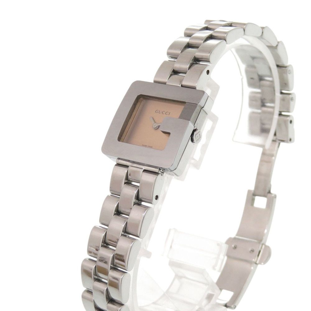 Gucci Watch SS Orange Silver Quartz — view 4