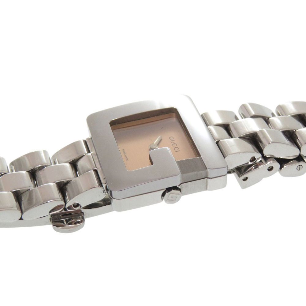 Gucci Watch SS Orange Silver Quartz — view 8