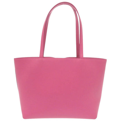 Dolce & Gabbana DG Logo Shopping Small Leather Pink Tote Bag & — view 2