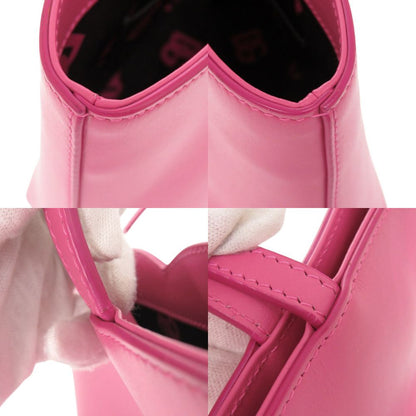 Dolce & Gabbana DG Logo Shopping Small Leather Pink Tote Bag & — view 8