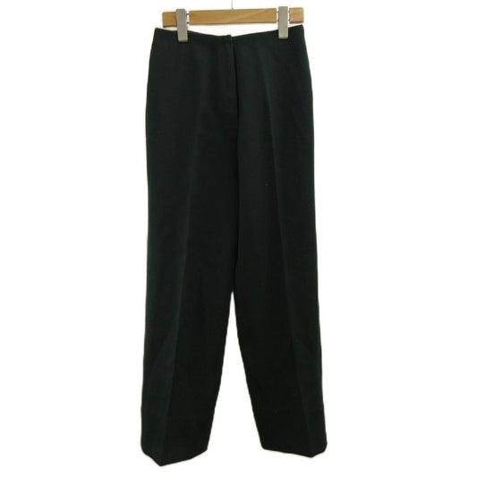 Hermes Sport Vintage Pants Trousers Wool Straight Pleated 38 M Green