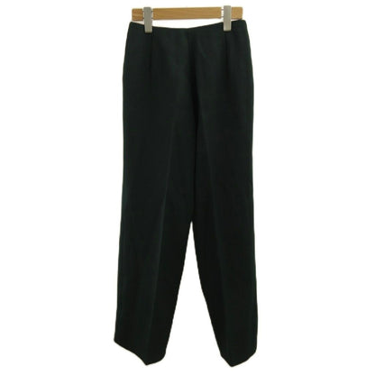 Hermes Sport Vintage Pants Trousers Wool Straight Pleated 38 M Green — view 2