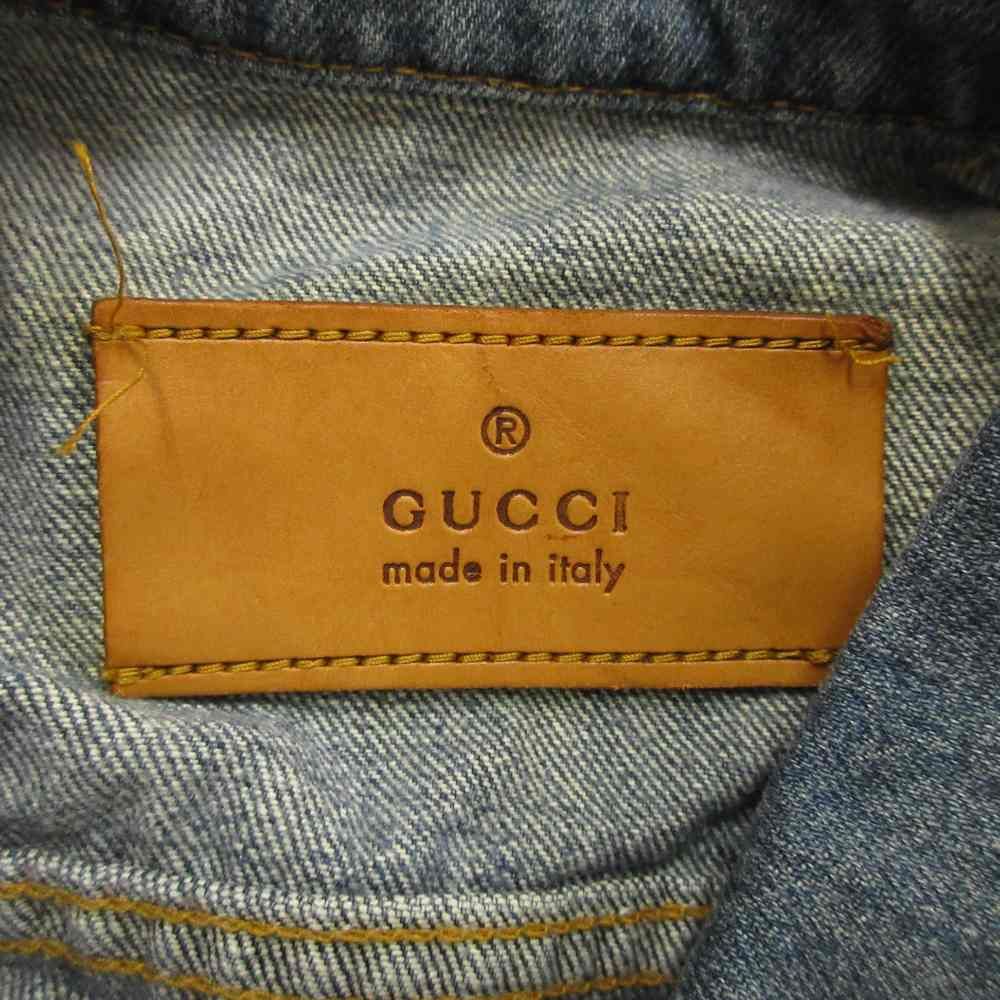 Gucci Denim Jacket Vintage Wash 48 L Blue — view 3