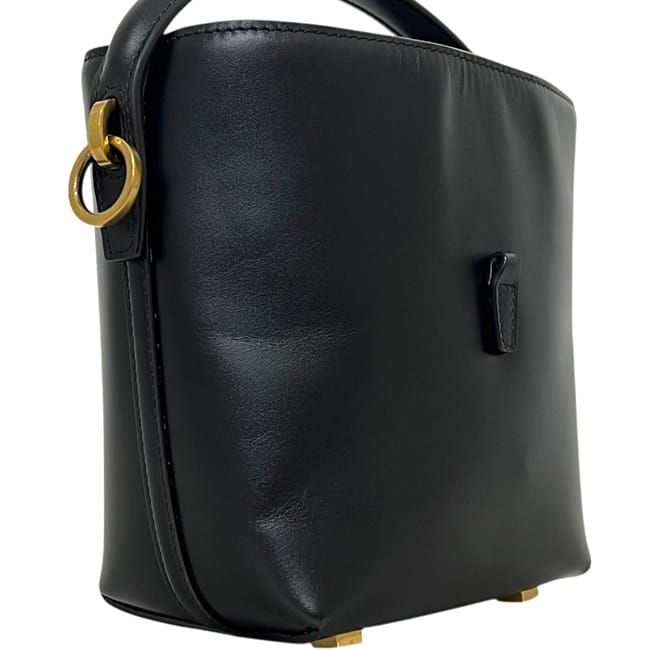 Saint Laurent Paris Shoulder Bag 37 Mini 2-Way Leather Black YSL — view 8