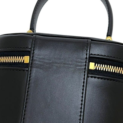 Dior Mini Vanity Shoulder Bag Leather Black — view 8