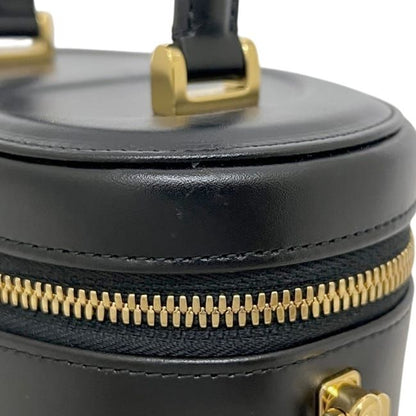 Dior Mini Vanity Shoulder Bag Leather Black — view 6