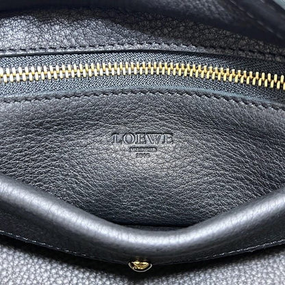 Loewe Handbag Amazona 28 Anagram Suede Leather Black — view 3