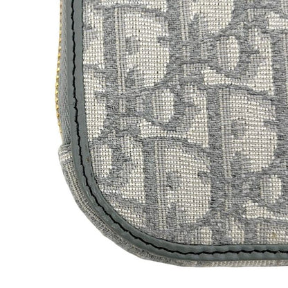 Dior Von Shoulder Chain Bag Oblique 30 Montaigne Utzq Canvas Gray CD — view 8