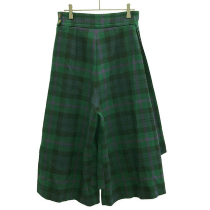 Gucci Check Skirt Zacnn Green 40 — view 2