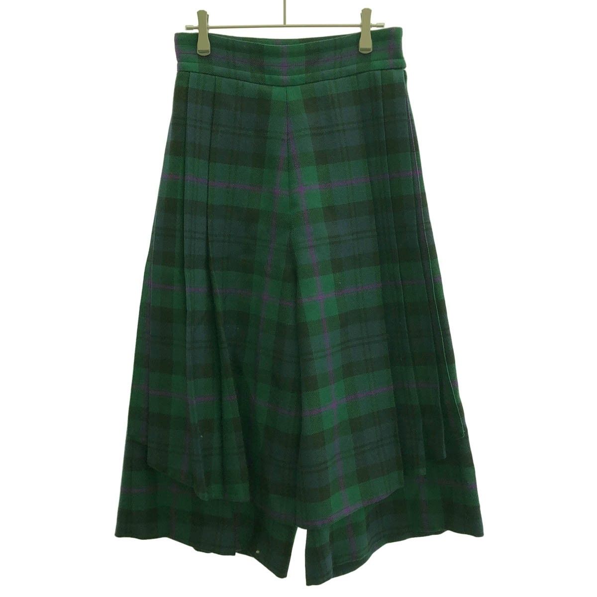 Gucci Check Skirt Zacnn Green 40