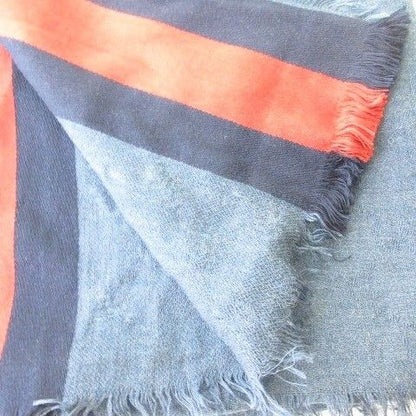 Gucci Shawl GG Navy Blue Scarf — view 4