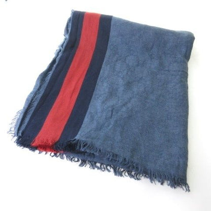 Gucci Shawl GG Navy Blue Scarf