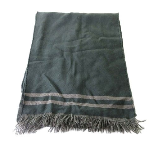 Gucci Shawl GG Fringe Khaki Scarf — view 2