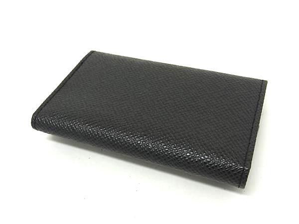 Louis Vuitton Key Case Taiga Multicles 6 Ardoise Leather 6 Silver Key Holder — view 2