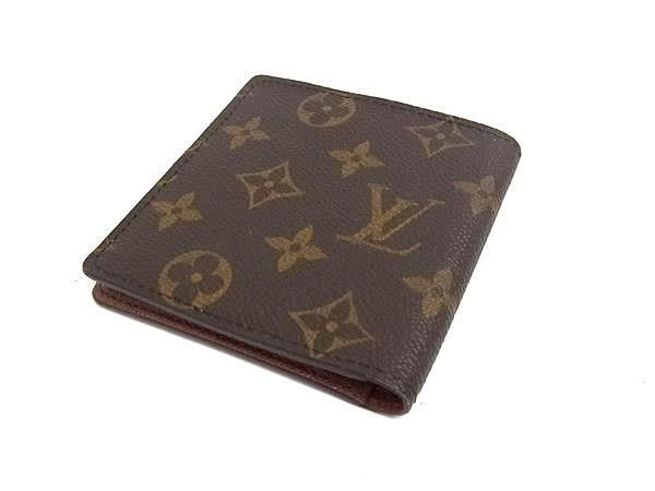 Louis Vuitton Bifold Wallet Monogram Porto Billets 6 Cult Cles Brown Leather — view 2