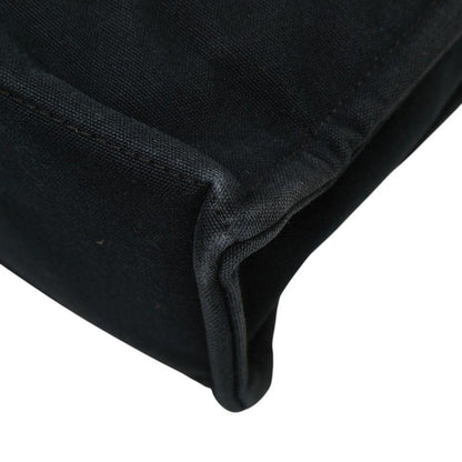 Hermes Fourre Tout MM Tote Bag Black Gray Cotton — view 6