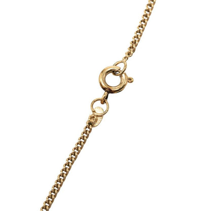 Chanel 01A CC Logo Necklace Gold Black Plated — view 4