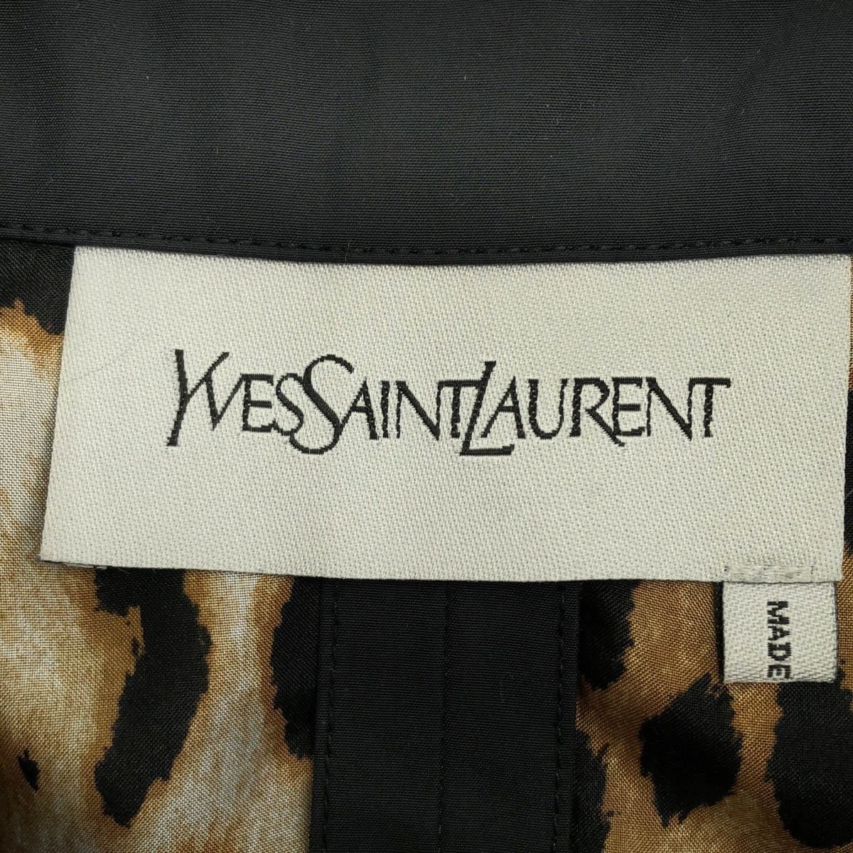 Saint Laurent Trench Coat Black — view 3