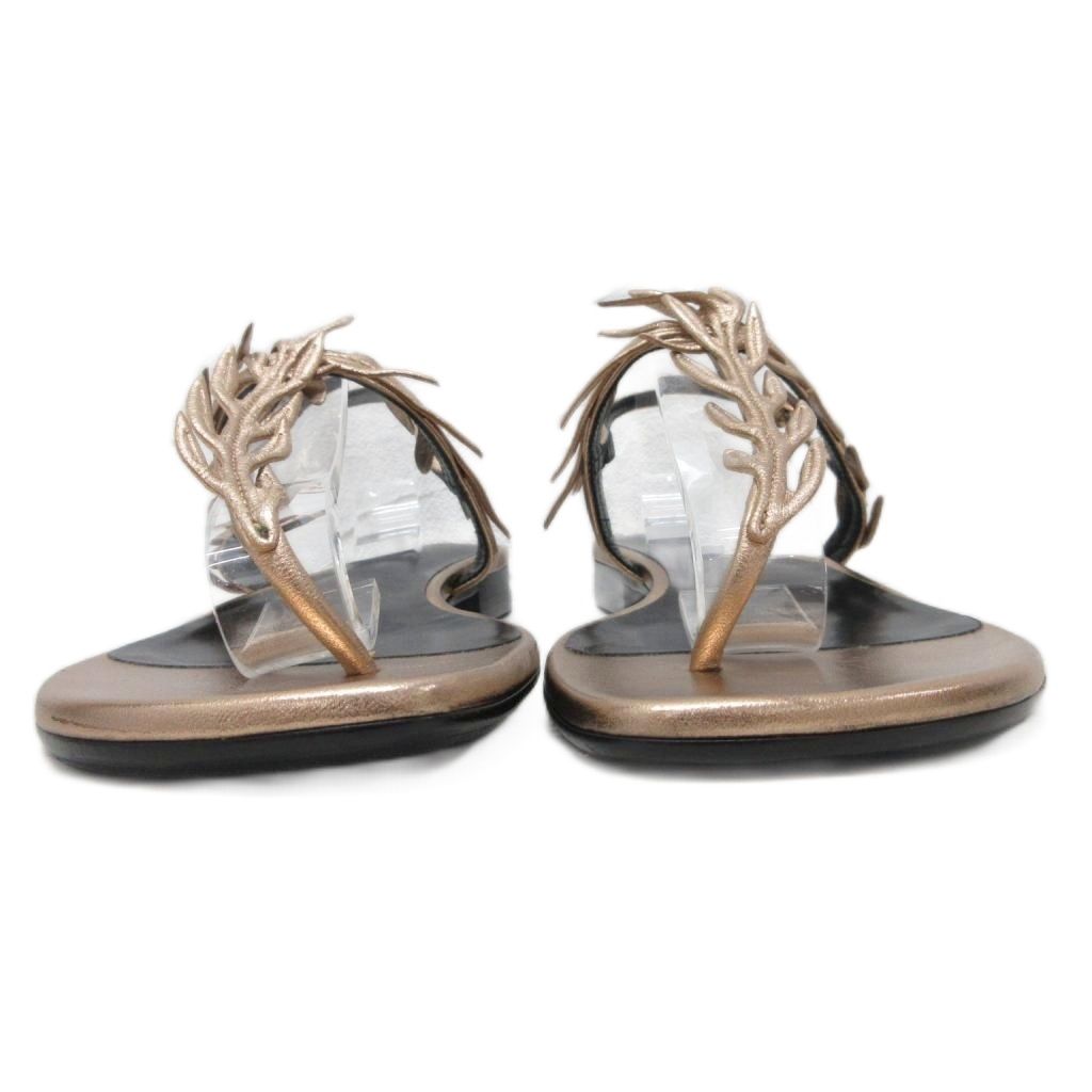 Hermes Myrthe Leaf Sandals Motif Beige 39 — view 4
